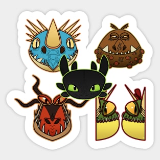 Alpha - How To Train Your Dragon Sticker